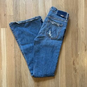 MOTHER SUPERIOR  cruiser flare Distress Women Jeans